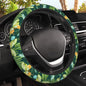 Tropical Butterflies and Plants Steering Wheel Covers Universal 15 Inch Car Wheel Cover,Anti-Slip Breathable Car Accessories Protector Fit for Trucks,Sedans,SUVs,Vans - color: Tropical Butterflies and Plants