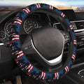 Lineman American Flag Universal Steering Wheel Covers, Cute Car Accessories for Women Girls Car Truck - color: Lineman American Flag