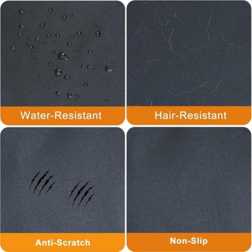 Cargo Liner for Dogs for Kia Carnival 2022-2025, Non-Slip Waterproof Pet Cargo Cover Car Boot Protector Dog Trunk Cover Dog Cargo Liner(Black,175 * 105)