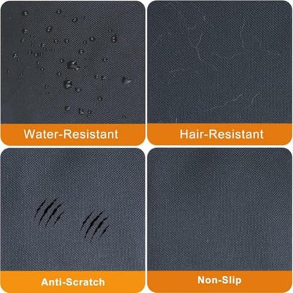 Cargo Liner for Dogs for Kia Carnival 2022-2025, Non-Slip Waterproof Pet Cargo Cover Car Boot Protector Dog Trunk Cover Dog Cargo Liner(Black,175 * 105)