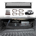 Truck Bed Cargo Net Trunk Netting Compatible with Hyundai Santa Cruz 2022-2026 Accessories, Pickup Cargo Organizer SUV Sedan Storage Net w/Heavy Duty Carabiners - style: 2022+ Santa Cruz