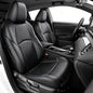Custom Fit for Toyota CHR 2018 2019 2020 2021 2022 Full Set Faux Leather C-HR Seat Covers Compatible Airbag Black