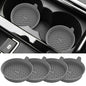 ME.FAN Car Cup Holder Coasters [4 Pack] Silicone Cups Mats, Automotive Universal Non-Slip Recessed Interior Accessories Dark Grey - color: 4pack-dark Grey