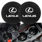Car Cup Holder Coaster for Lexus ES350 GS350 GS300h GS450h is300 | Silicone, 2.76 Inch, 2 Pieces, ls460 rx350 NX300h Compatible, Car Interior Accessories - color: Black-a5