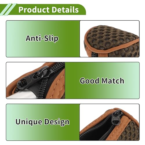 Universal Gear Shift Knob Cover Stick Shifting Handle Protector Manual Fabric 1Pcs Anti-Slip Dark Brown - color: Dark Brown