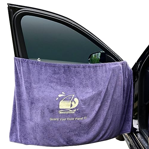 Window Tint Tools Car Door Panel Guard Protector, Reusable Waterproof Microfiber Towel for Window Film Installing, Scratchproof Absorbent Water Shield Tool, 70 x 30 inches Towel Cover
