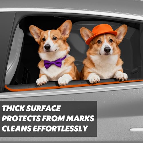 Dog Car Door Protector: 20% Larger Designed for Sedans, Family Cars and Small SUVs, 2 Packs [Left + Right] Thickened Waterproof Door Protector from Dog Scratching - size: Fit for Sedan/Family Car/Small SUV