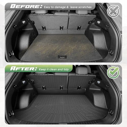 Cartist Floor Mats for Honda Prologue 2024 2025 2026, All Weather Cargo Liner for Prologue Accessories, Heavy Duty TPE Cargo Mats, Car Accessories - size: 4)Honda Prologue 24+ Full Set