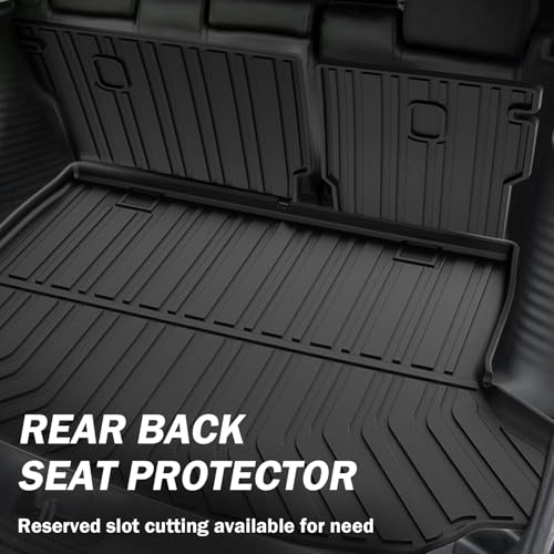 KUST Floor Mats for Honda HR-V 2023-2025 2026, Cargo Mat Floor Liners Back Seat Mats for HRV Accessories, All Weather Protection TPE Rubber Rear Trunk Mat High Edge (Full Set Mats) - style: For │ HR-V 2023-2026 │ Full Set