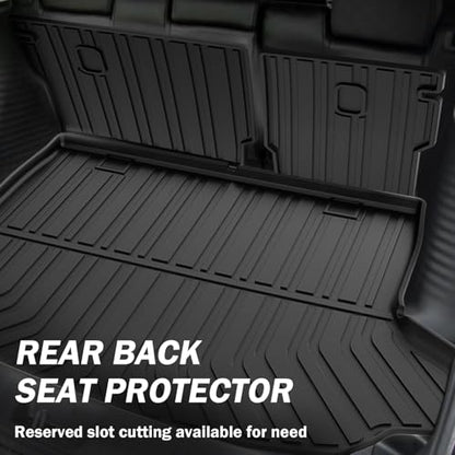 KUST Floor Mats for Honda HR-V 2023-2025 2026, Cargo Mat Floor Liners Back Seat Mats for HRV Accessories, All Weather Protection TPE Rubber Rear Trunk Mat High Edge (Full Set Mats) - style: For │ HR-V 2023-2026 │ Full Set