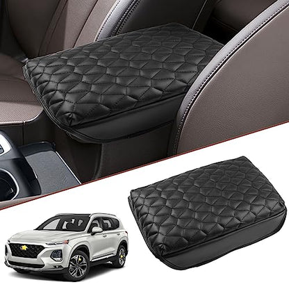 SKTU for 2019 2020 Hyundai Santa Fe Central Console Armrest Pad 2020 Santa Fe TM Seat Box Cover Hyundai Automotive Car Center Console Soft Cushion - color: 2019 2020 Santa Fe
