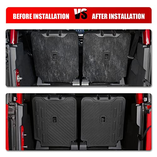 Mabett Back Seat Cover Backrest Protector for Ford Bronco Accessories 2026 2021-2025 2-Door Rear Seat Mats Dog Seat Liner