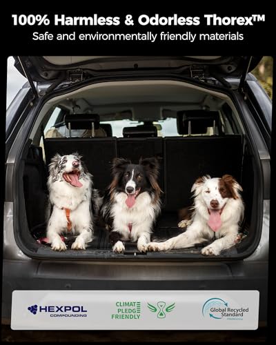3W Seat Back Mats & Cargo Liner for 2026 2025 2024 Dodge Charger EV Accessories Floor Liners Trunk Cover Custom Fit TPE Heavy-Duty Liners - size: 2024-2026 Charger Cargo Set