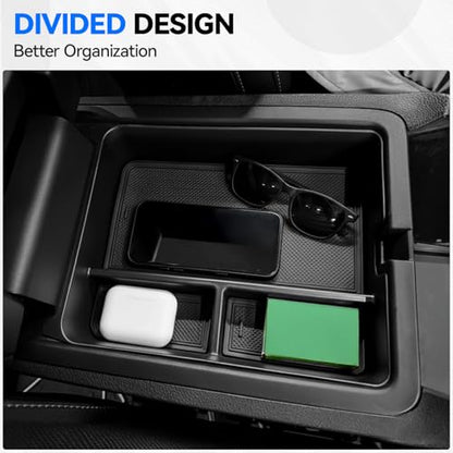 4PCS Center Console Organizer Tray for 2023-2026 Honda Pilot 2024-2026 Honda Ridgeline&Passport Accessories, Armrest Storage Box and Divider, Hidden Storage Box and Cup Holder - style: fit for Honda Pilot 2023-2026 Ridgeline & Passport 2024-2026
