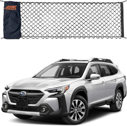 TacoNets Envelope Cargo Net for Subaru Outback - Fits 2015-Current - Upgraded 5mm Bungee - Integrated Storage Bag - Heavy Duty Hooks - Designed in USA - style: Subaru Outback 2015+