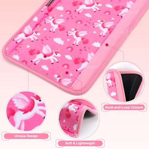 2 Pcs Plush Universal Seat Belt Cover Pad - 2-in-1 Soft Bag Handle Sleeve, Skin-Friendly & Breathable, Machine Washable, Cute Designs for Men Women Kids Car Accessories, Florals