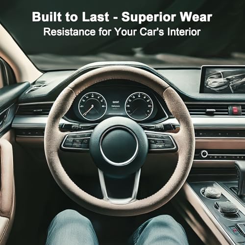 Premium Black Suede Fabric Wrap - 17x70 inch Suede Wrap for Car Interior - Self-Adhesive Microfiber and Synthetic Leather, Stretchable Interior Film for Car and Home Decor