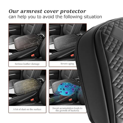 SKTU 2024 2025 2026 Chevy Traverse Center Console Cover for 2024 2025 2026 Chevy Traverse Armrest Cover 2024 2025 2026 Chevy Traverse Accessories 2024-2026 Traverse Soft Center Console Cushion - color: for 2024-2026 Traverse Thicken