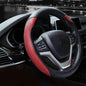 Valleycomfy Steering Wheel Cover with Microfiber Leather for Car Truck SUV 15 inch (Red) - color: Z-Red, size: Medium(Standard) Size[14.5"-15"]