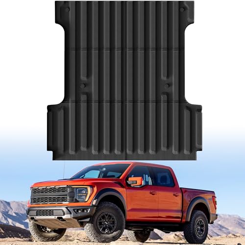 Truck Bed Mat Bed Liner (5.5ft,67.1in) Fit for Ford F-150 2015-2023| F150 Lightning 2022-2023, Not Fit Drop-in Liner - style: 4)2015-2025 |Ford F-150 Bed Mat (5.5FT, 67.1" Bed)