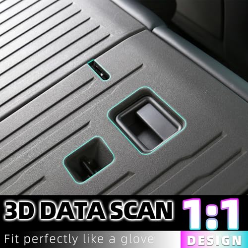 3PCS Cargo Liner Rear Seat Back Cover for 2026 Tesla Model Y Juniper 5-Seater, Injection Molded Seat Back Protector Mats, Waterproof Scratch Resistant Anti-Kick Backrest Covers for Trunk Cargo Area - size: for 2026 Tesla Model Y Juniper