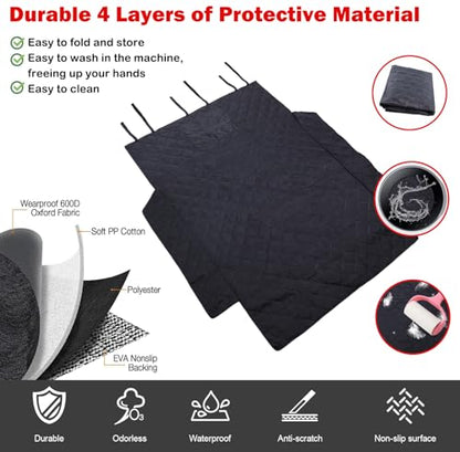 Cargo Mat Liner for Hummer EV Accessories All Weather Rear Trunk Floor Mat Protection for 2024 2025 2026 Hummer EV SUV Cargo Liner for Dogs Heavy Duty 3D Nonslip Waterproof (SUV/A)
