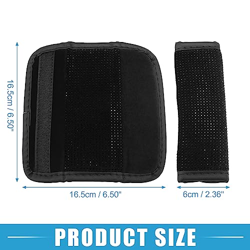 Universal Car Handbrake Cover Protector Bling Rhinestone Handbrake Decoration Cover Flannel Rhinestone Black