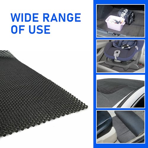 1 PC Car Roof Anti-Skid Mat, 47.2" x 39.3" Luggage Bag Anti-Scratch Car Paint Protection Pad, Cuttable Multi-Function Trunk Table Floor Sun and Dust Proof Mat, Universal for Cars Home (Black)
