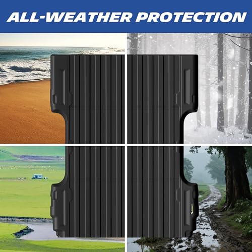 MICHELIN Truck Bed Mat for 2007-2018 Chevy Silverado & GMC Sierra 1500/2007-2019 2500 HD / 2011-2019 3500 HD 6.6 FT / 78.9" (2007 New Body Only), All-Weather Bed Liner, Durable TPE Bedliner, Non-Slip - size: 2) Silverado/Sierra 2500/3500 | 07-19 | 6.6 FT