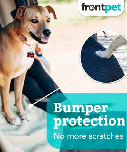 SUV Cargo Liner for Dogs - Water-Resistant Pet Trunk Cargo Cover Mat for SUVs and Sedans with Bumper Flap Protector, Trunk Cover, Non-Slip Liner, (35" X 40") Upgraded 2025 - color: Tan
