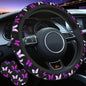 Butterfly Purple Steering Wheel Cover - Butterflys Steering Wheel Cover for Women Purple Butterfly Cute Fashion Car Accessories Anti-Slip Breathable Universal14-15 2 Pieces Car Coasters - color: Purple Butterfly-3
