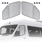Front Side Window Sun Shade Customized for Mercedes Sprinter VS30 Van 2019-2026, 2PCS Foldable Window Sunshade Sun Protector for Side Windows Reflect UV Privacy Protection - color: Side Window