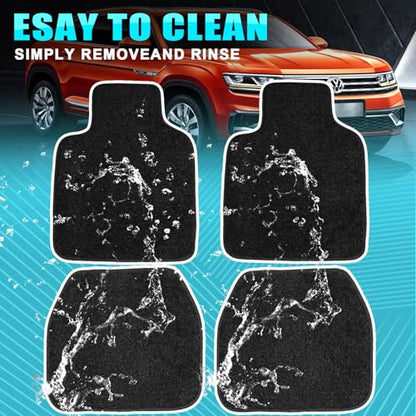 Starlight Floor Mats for Car, LED Car Mats, Starry Sky Design Luminous Carpet, Universal Fit Anti-Slip Waterproof Starlight Mats for Cars, SUVs, Trucks(USB Cable) - color: USB