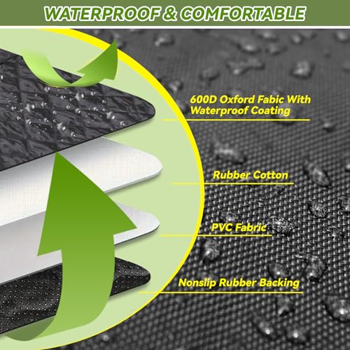Pet Cargo Liner for 2020-2024 L@nd Rover Defender 110 Accessories, Waterproof & Nonslip Cargo Liner for Dogs, Dog Seat Cover Mat Backseat Protector (Style A)