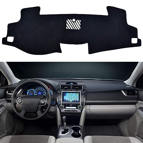 Dashboard Dash Board Cover Mat Carpet Compatible with Toyota Camry 7th Gen 2012-2017 - style: Fit for 2012-2017 Camry 7th Gen