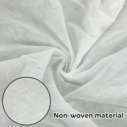 4 Pack Disposable Airplane Seat Covers, 60 x 24 Inches Non-Woven Fabric Seat Protector with Armrest Cover for Travel, Train, Bus, Rental Car, Office & Movie Theatre