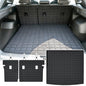 Cargo Mat with Backrest Protection for 2025 2026 Volkswagen Tiguan,TPE All Weather Protection Cargo Liner with Velcro Rear Seats Backrest vw car Accessories-Black - size: Cargo + Backrest