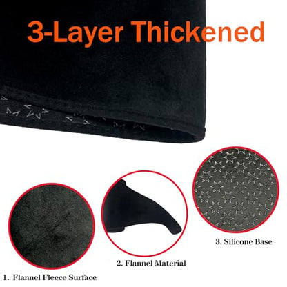 Flannel Dash Cover Pad For New Tesla Model Y Juniper 2025 2026 Dashboard Cover Mat [Anti-Glare and Sun Protection] Protector Dashboard Pad Dash Mat for Model Y Juniper Interior Accessories Black - size: Flannel for 2025 Model Y Dash Mat