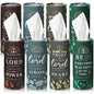 8 Pcs Car Tissue Holder Christian Verses Cylinder Boxes with Facial Tissue Bulk Religious Disposable Round Bible Napkins for Women Teacher Prayer Nurse Mother's Day Holiday Supplies Gifts