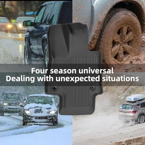 All-Weather Car Floor Mats for Toyota RAV4 2025-2019 & RAV4 Hybrid, Custom Fit TPE Floor Liners & Cargo Trunk Mat Full Set, Black Car Accessories for Rav 4 LE XLE Limited Adventure TRD Off-Road - size: For RAV4 2025-2019 4pcs