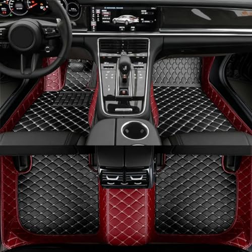 AerfineCar Mats Fit for BMW 1 2 3 4 5 6 7 8 Series X1 X2 X3 X4 X5 X6 X7 GT Waterproof car Floor mats Custom Full Coverage All Weather Protection Non-Slip Leather Floor Liners (Fashion Color 25) - color: Fashion Color 25