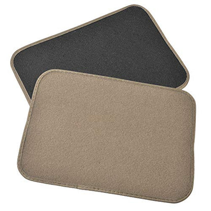 Motor Trend Premium Inter-Lock Backing Carpet Car Floor Mats - Front & Rear, Thick & Durable Auto Protection, Fits Most Cars Truck SUV Coupe Sedan