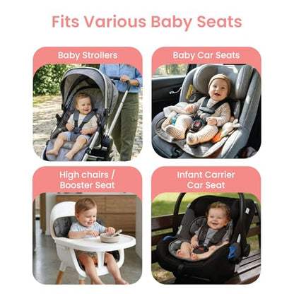 Piddle Pad 2-Pack, Potty Training Car Seat Protector, Toddler Car Seat Cover & Stroller Protector, Machine Washable Waterproof Car Seat, Anti-Slip, Universal Fit (Black) - color: Black
