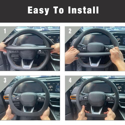 SEGADEN Massage Grip Soft Silicone Car Steering Wheel Cover Universal Anti-Slip Design 13-16 inch Protective Case White - color: White