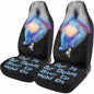 GENANY Cartoon Donkey Car Seat Covers Set of 2, Breathable Front Seat Covers for Truck Sedan SUV, Cute Car Accessories, Cartoon Gift for Women Men - color: Cartoon Donkey