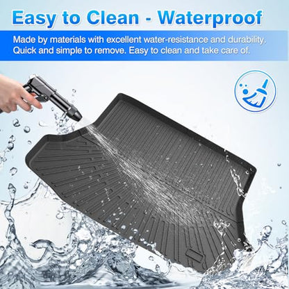 Civic Cargo Liner - Trunk Mat for Honda Civic 2006-2011, All Weather Cargo Mat for Civic Accessories, Heavy Duty Car Mats, Car Accessories - size: 1)Honda Civic 2006-2011