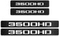 4Pcs Car Door Sill Protector Door Sill Scuff Plate Stickers Compatible with Sierra 3500HD (White) - color: 3500HD (White)