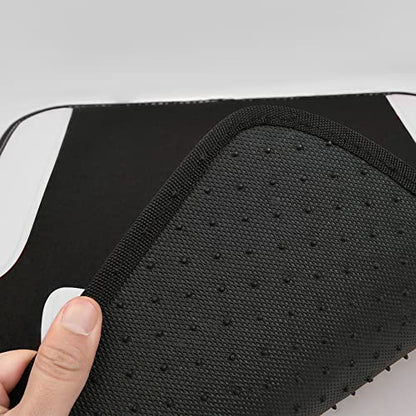 CAR PASS Waterproof Universal Fit Car Floor Mats, Car Mats Fit for SUV,Vans,sedans, Trucks,Set of 4pcs Car Carpet with Driver Heel Pad (White) - color: White