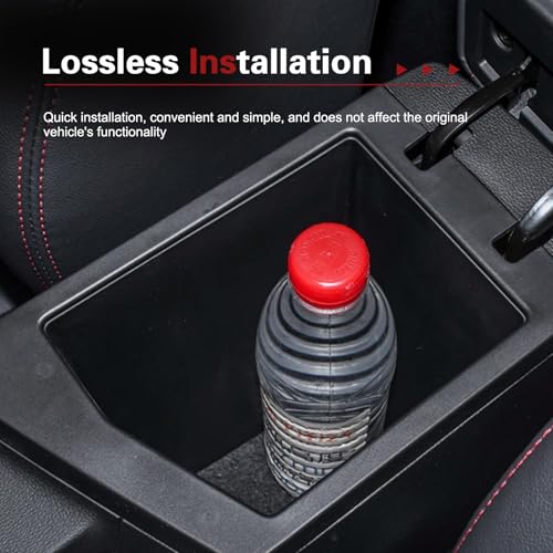 Car Center Console Armrest Pad, Waterproof Leather Comfort Cushion, Breathable Anti-Slip Car Armrest Cover, Universal for Most Cars (Black) - color: Black