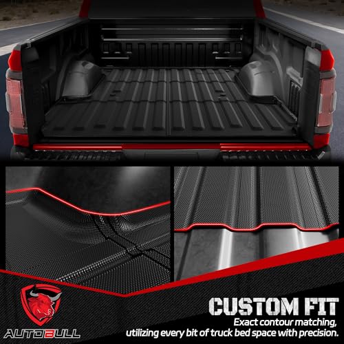 Truck Bed Mat Bed Liner (5.5ft,67.1in) Fit for Ford F-150 2015-2023| F150 Lightning 2022-2023, Not Fit Drop-in Liner - style: 4)2015-2025 |Ford F-150 Bed Mat (5.5FT, 67.1" Bed)